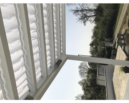 Terasa s látkovou střechou a ohřívači