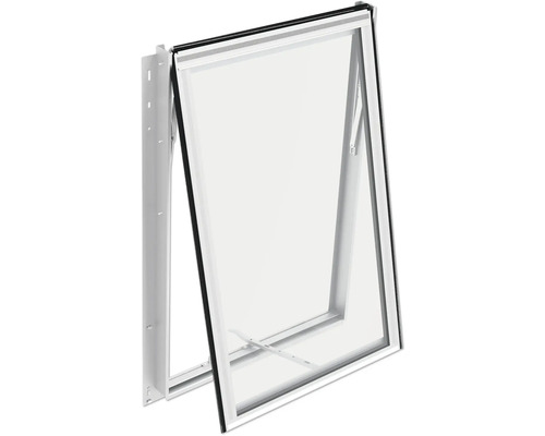 Sklopné plastové sklepní okno s rámem