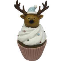 Dekorativní figurka soba ve tvaru cupcake s čepicí