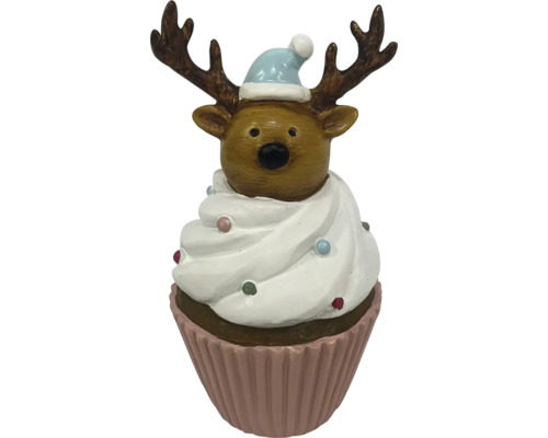 Dekorativní figurka soba ve tvaru cupcake s čepicí