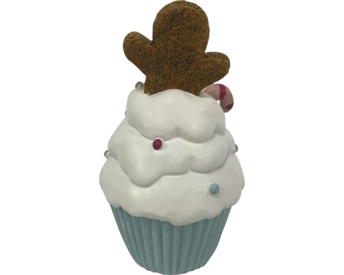 Dekorativní cupcake s perníkovým panáčkem na Vánoce