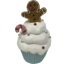 Dekorativní cupcake s perníkovým panáčkem na vánoční období