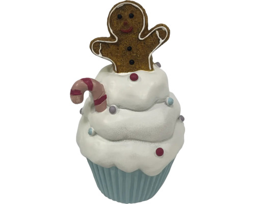 Dekorativní cupcake s perníkovým panáčkem na vánoční období