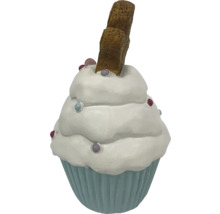 Dekorativní cupcake s posypem a sušenkou