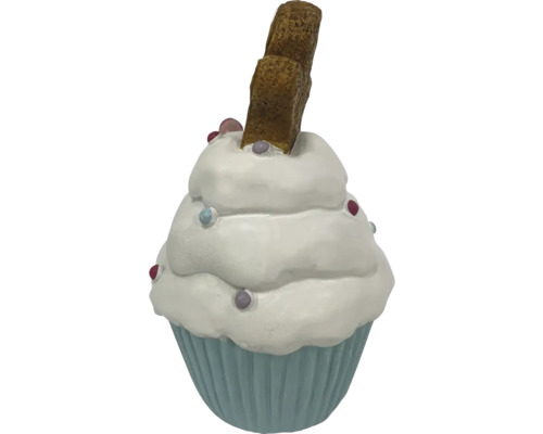 Dekorativní cupcake s posypem a sušenkou