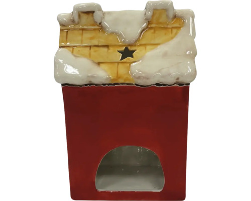 Dekorativní miniatura udírny ve tvaru komína s motivem hvězdy