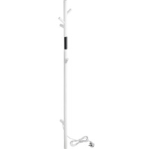 Stojací lampa s věšáky a zástrčkou