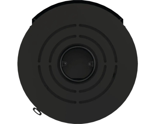 Pohled shora na kulaté kouřové potrubí