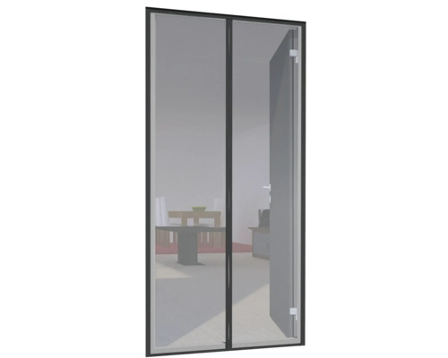 Síťové dveře s rámem a otevřenými dveřmi