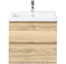 Umyvadlová skříňka se dvěma zásuvkami a baterií