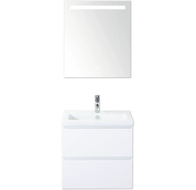 Skříňka pod umyvadlo se zrcadlem a osvětlením