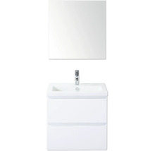 Umyvadlová skříňka se zrcadlem a dvěma zásuvkami