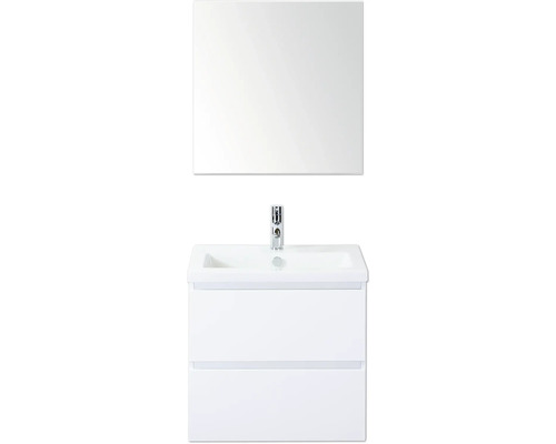 Umyvadlová skříňka se zrcadlem a dvěma zásuvkami