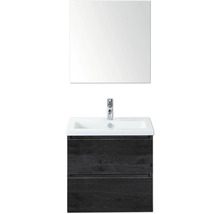 Kombinace umyvadla se zrcadlem, umyvadlem a spodní skříňkou