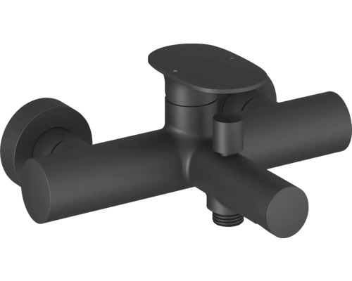 Vanová baterie páková RAVAK Spring černá X070547 Tmavá umyvadlová baterie pro montáž na stěnu.