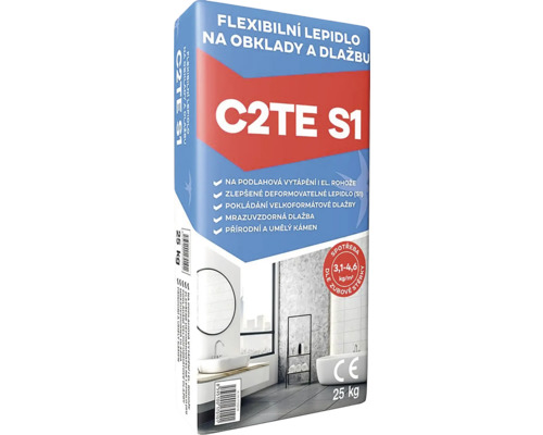 Flexibilní lepidlo Den Braven SUPER FLEX C2TE S1 25KG