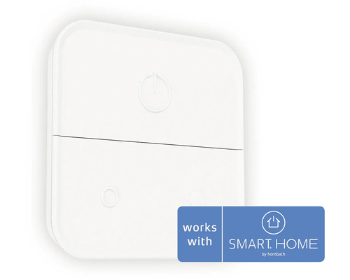 Bezdrátový nástěnný spínač CONNECT-Z-SWITCH 900116 3 tlačítka - kompatibilní se SMART HOME by hornbach