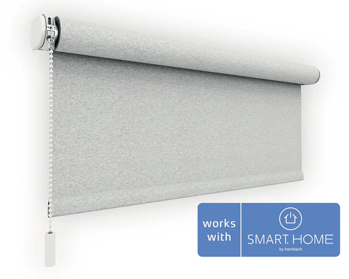 Šedá roleta Smart Home s řetízkovým ovládáním