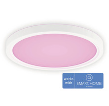 Bílé LED stropní svítidlo s funkcí chytré domácnosti