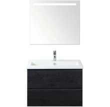 Kombinace umyvadla se zrcadlem a spodní skříňkou