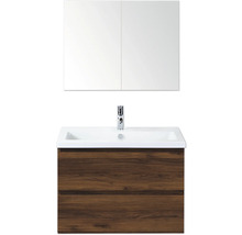 Umyvadlo se zrcadlem, skříňka pod umyvadlo se dvěma zásuvkami