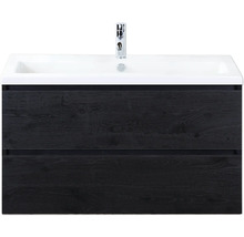 Skříňka pod umyvadlo se dvěma zásuvkami a umyvadlem na desku