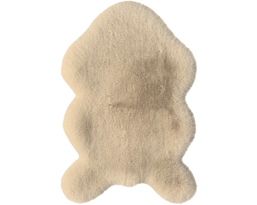 Umělá kožešina SoleVito Romance Premium shape sand 60 x 90 cm Koberec z umělé kožešiny