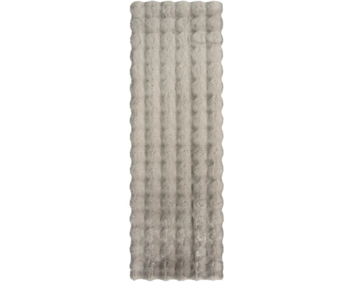 Koberec Shaggy SoleVito Romance Bubble světle hnědý 50x150 cm Textilní koupelnová předložka s měkkým povrchem