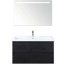 Umyvadlová sestava se zrcadlem a spodní skříňkou