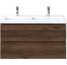 Umyvadlová skříňka se dvěma zásuvkami a armaturami