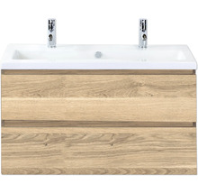 Skříňka pod umyvadlo se dvěma zásuvkami a umyvadlem na desku