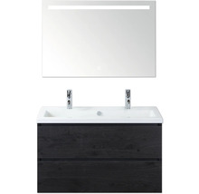 Umyvadlová skříňka se zrcadlem a dvěma zásuvkami