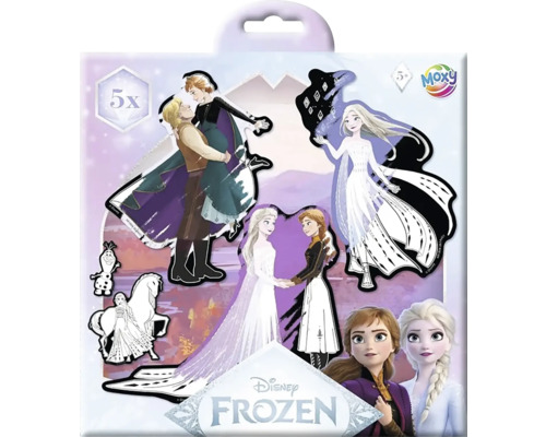 Kreativní sada na vyškrabování Frozen 5 ks