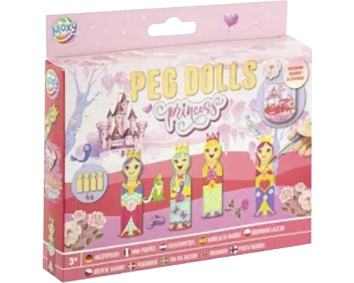 DIY Sada Figurky "Princess" k vybarvení 4 ks