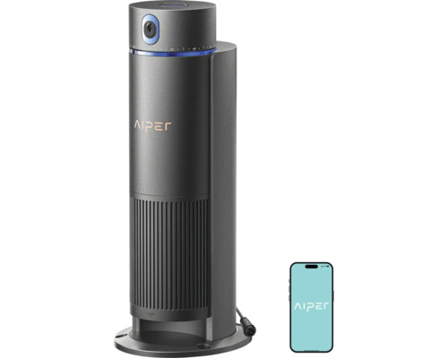 Robotický čistič bazénů Aiper a smartphone pro ovládání