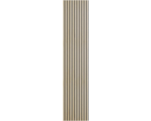 Dřevěný panel s vertikálními lamelami pro nástěnné dekorace