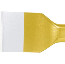 Plochý sekáč z oceli, detailní záběr