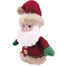 Dekorativní figurka Santa Clause s červenou čepicí a bílými vousy