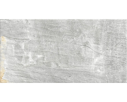 Dlažba imitace břidlice Ardesia acero 30x60 cm Šedá podlahová dlaždice se vzhledem kamene