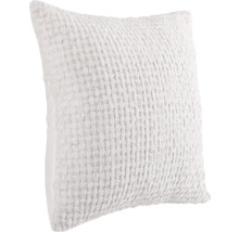 Čtvercový dekorativní polštář s tkanou strukturou