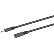 Audio kabel jack 3,5mm 3 m černý