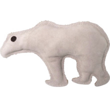 Dekorativní figurka ledního medvěda z látky