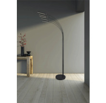 LED stojací lampa REED 5x3,5 W 5x350 lm 3000 K matný nikl stmívatelná