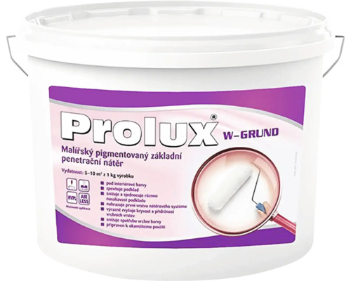 Kbelík s pigmentovanou penetrační barvou Prolux W-Grund pro interiéry