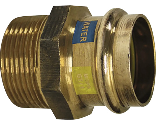 Mosazná závitová tvarovka pro vodovodní potrubí