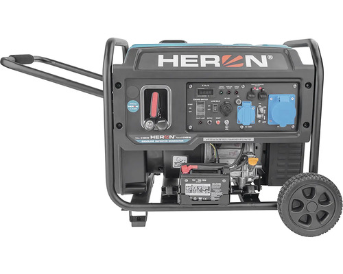 Elektrocentrála Heron s kolečky a rukojetí