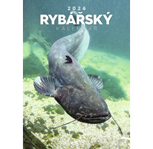 Rybářský kalendář 2026 s úhořem ve vodě