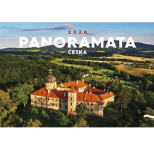 Panoramatický kalendář Česká republika 2026 s fotografií krajiny