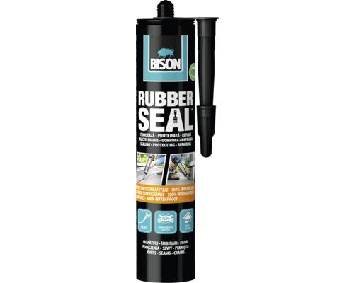 Izolační nátěr BISON RUBBER SEAL Univerzální 310 g Tmelová kartuše Bison Rubber Seal