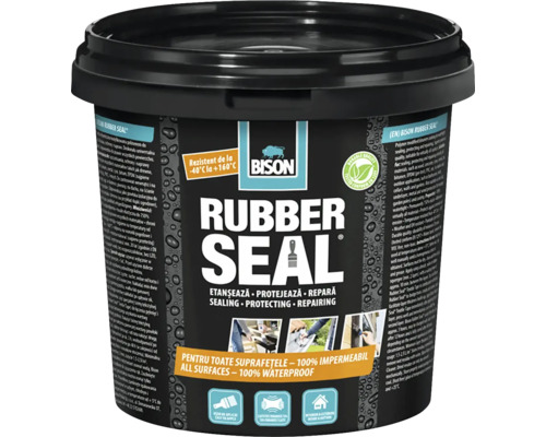 Izolační nátěr BISON RUBBER SEAL Univerzální 750 ml Kbelík Bison Rubber Seal, pro utěsnění, ochranu a opravy
